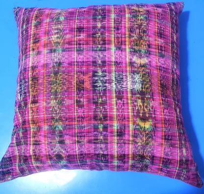 Cotton Handmade IKAT PILLOW Case CUSHION Cover -18x18- 20x20 Customizable Sizes