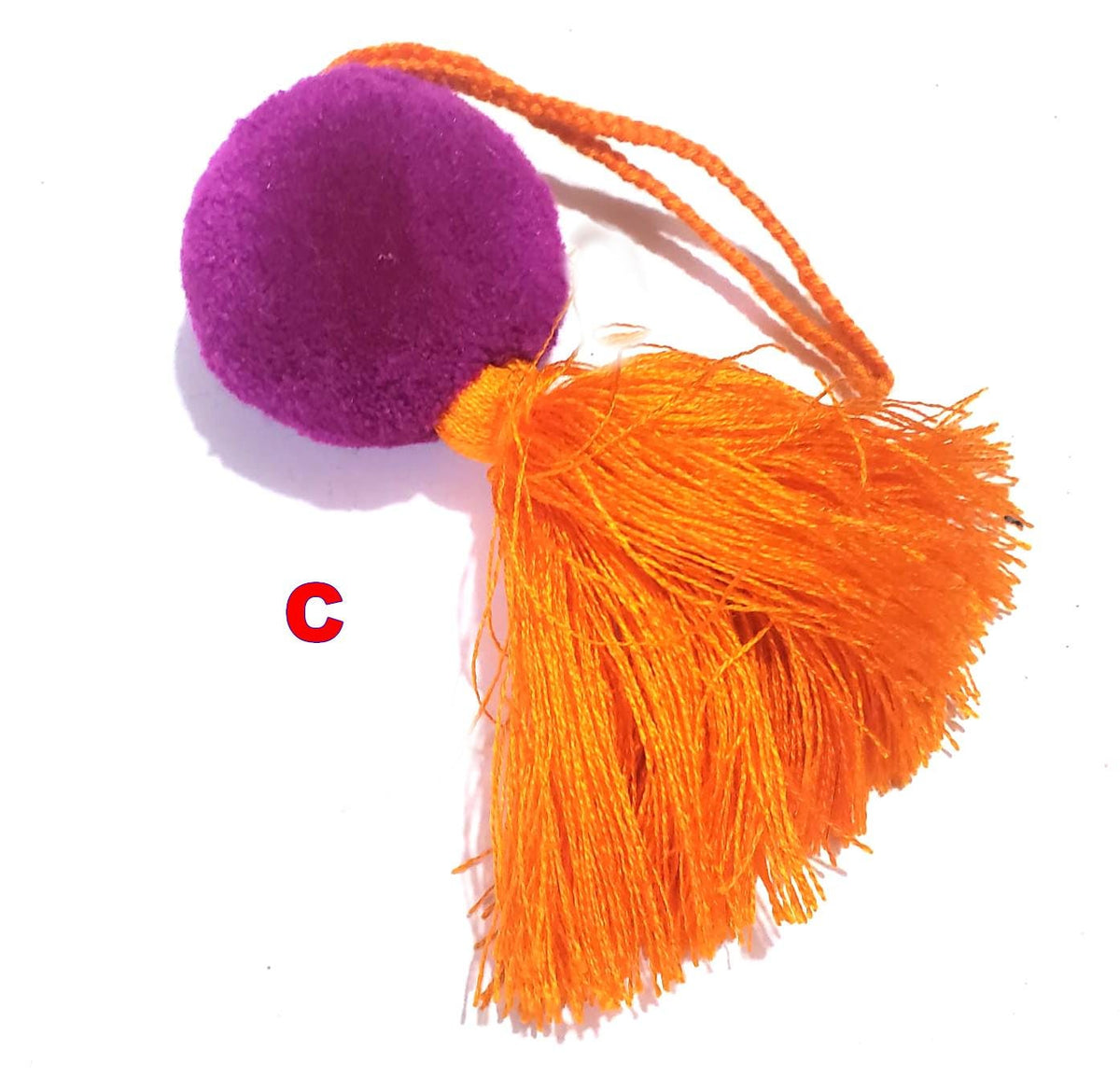 Guatemalan Handmade Wool POM TASSEL Hanging