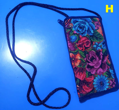Guatemalan Upcycled hUIPIL CASE for SUNGLASSES purse
