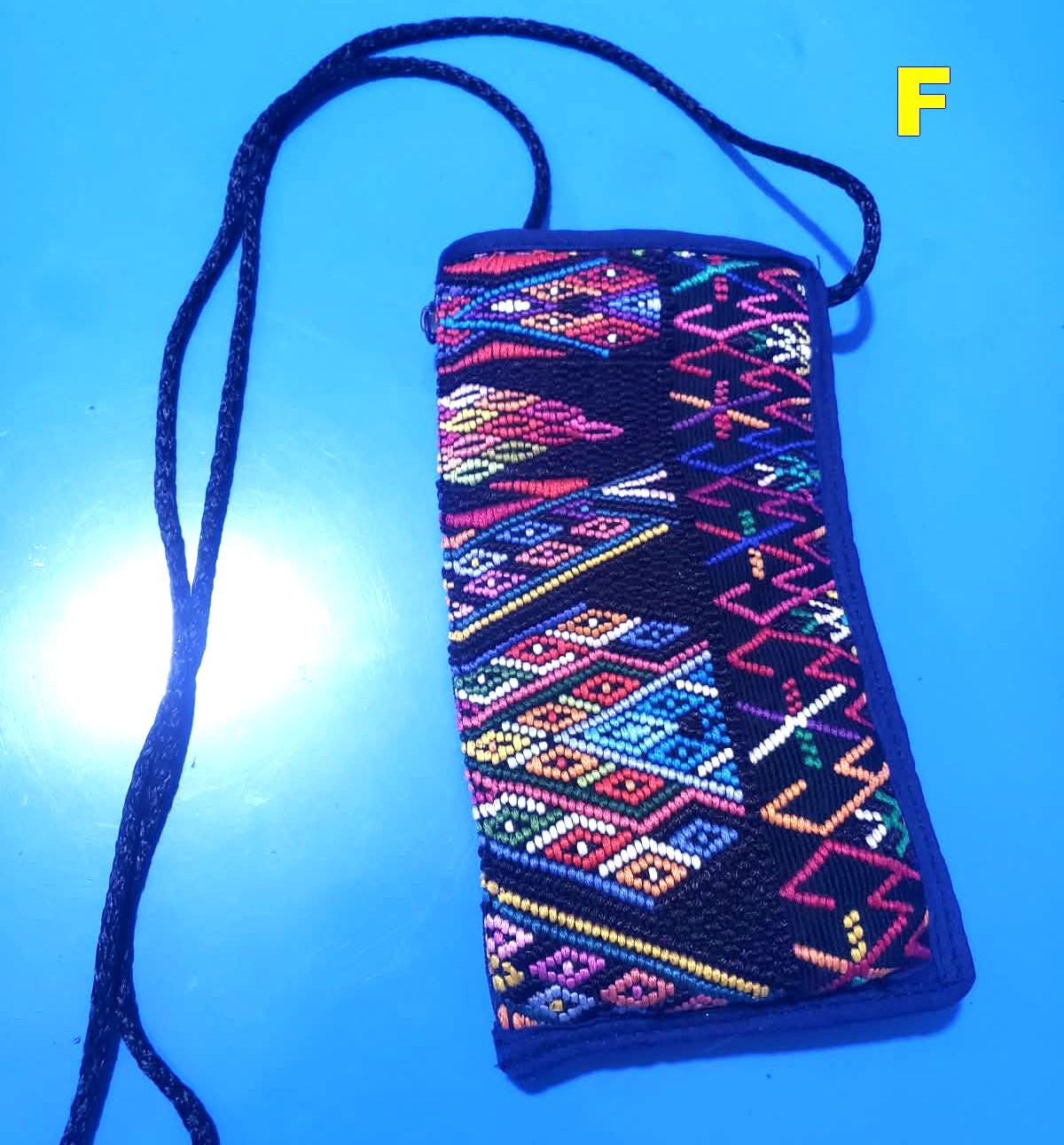 Guatemalan Upcycled hUIPIL CASE for SUNGLASSES purse