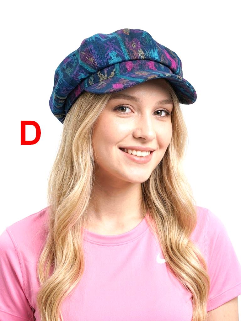 Women Baseball CAP For Female, Cotton HATS Casual boina, Women's Caps, IKAT Pattern