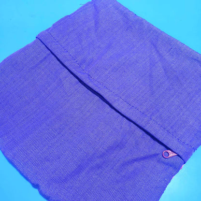 MINI Guatemala Hand Weaved Pillow, GEOMETRIC Cushion 10x10, Purple Textil