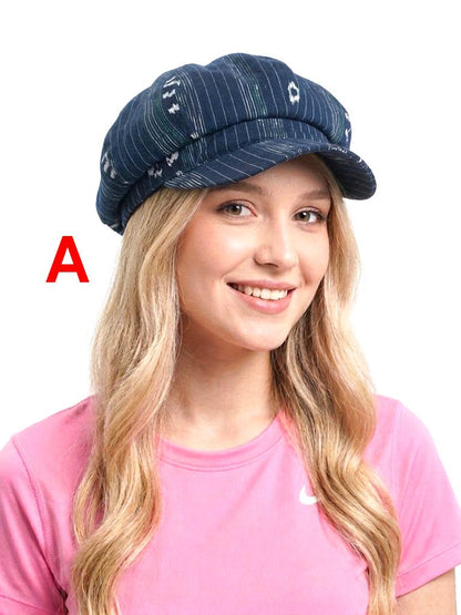 Women Baseball CAP For Female, Cotton HATS Casual boina, Women's Caps, IKAT Pattern