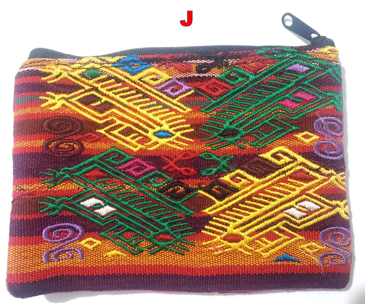 Guatemalan UPCYCLED Huipil Double Sided Coin PURSE