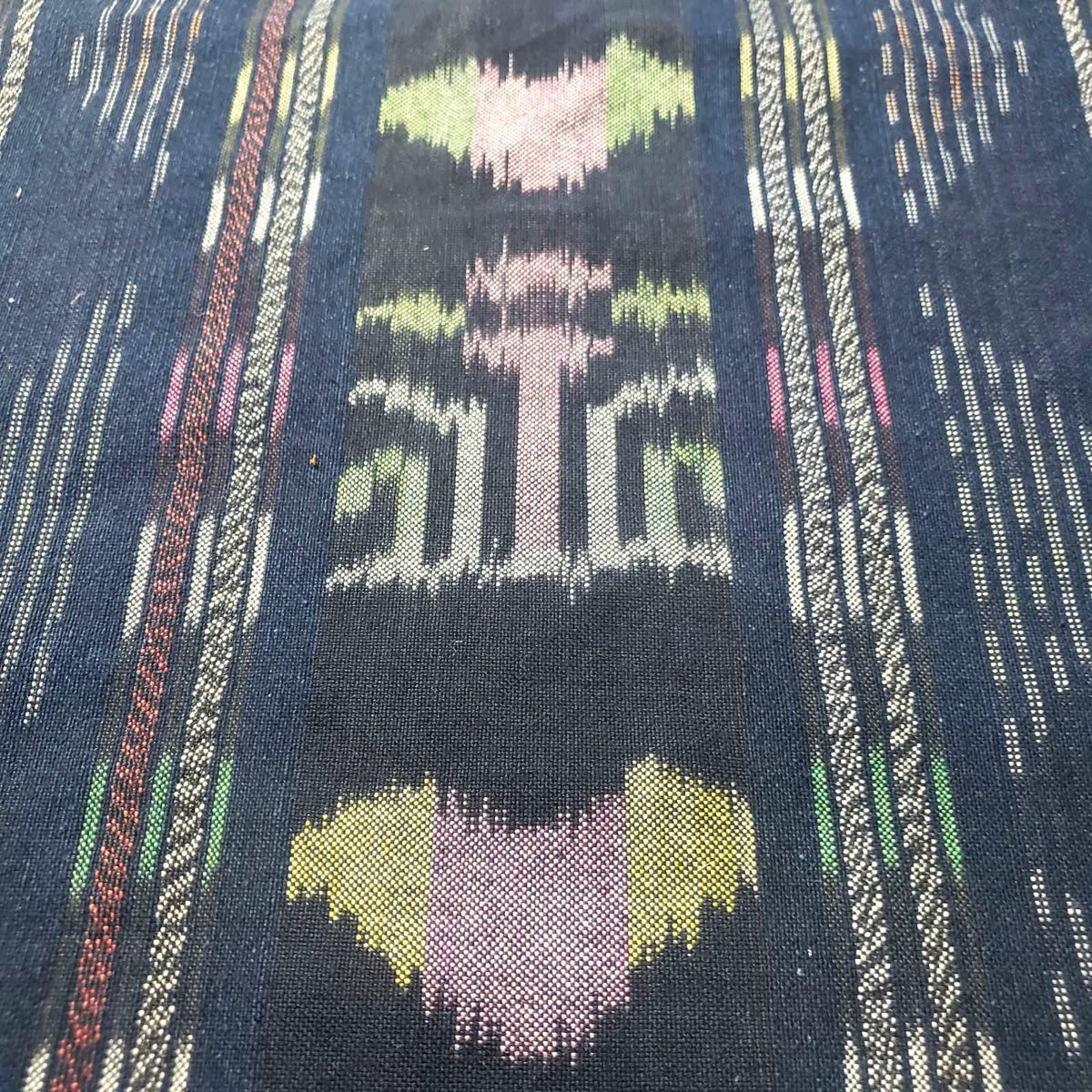 INDIGO Artisan Elegance TABLECLOTH, Embroidered Nahuala Heritage Table Cover, Vibrant Threads Dining Cloth