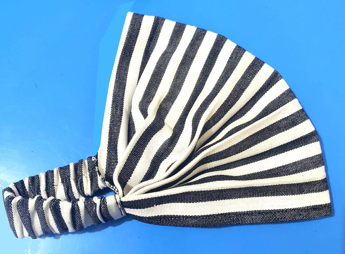 Striped Cotton HEADBAND, Guatemalan BANDANA