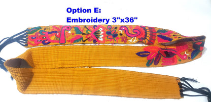 Vintage Guatemalan fajas -handmade embroidered belts-