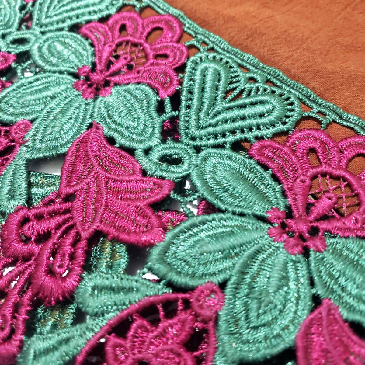 Hand Embroidered Brown Mexican Huipil Top - Traditional Guatemalan Floral Blouse from San Juan Chamelco - Boho Folk Embroidered Cotton Shirt