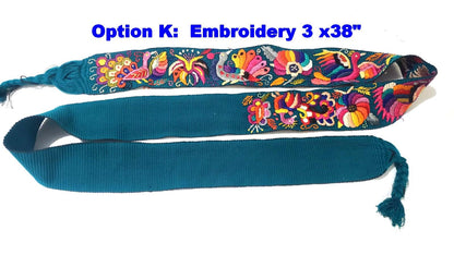 Vintage Guatemalan fajas -handmade embroidered belts-