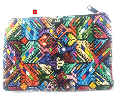 Guatemalan UPCYCLED Huipil Double Sided Coin PURSE