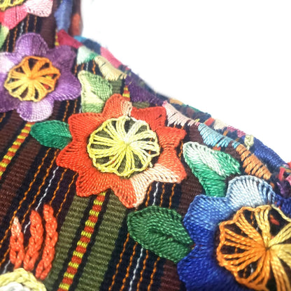 Hand Embroidered Birds Huipil, Vintage Guatemalan Tapestry Blouse, Santiago Atitlan Textile Top, Ethnic Boho Clothing, Custom Tailored Top