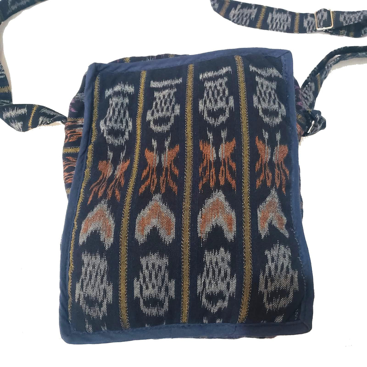 Guatemalan Huipil Leather Crossbody Purse, Fair Trade Artisan Purse