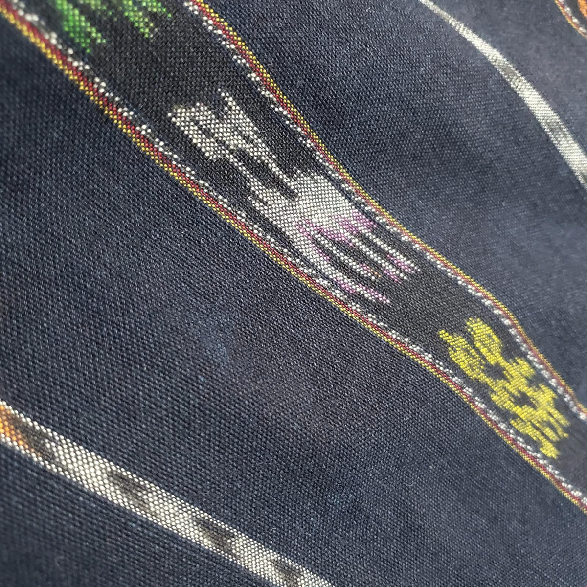 INDIGO Artisan Elegance TABLECLOTH, Embroidered Nahuala Heritage Table Cover, Vibrant Threads Dining Cloth