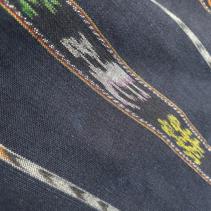 INDIGO Artisan Elegance TABLECLOTH, Embroidered Nahuala Heritage Table Cover, Vibrant Threads Dining Cloth