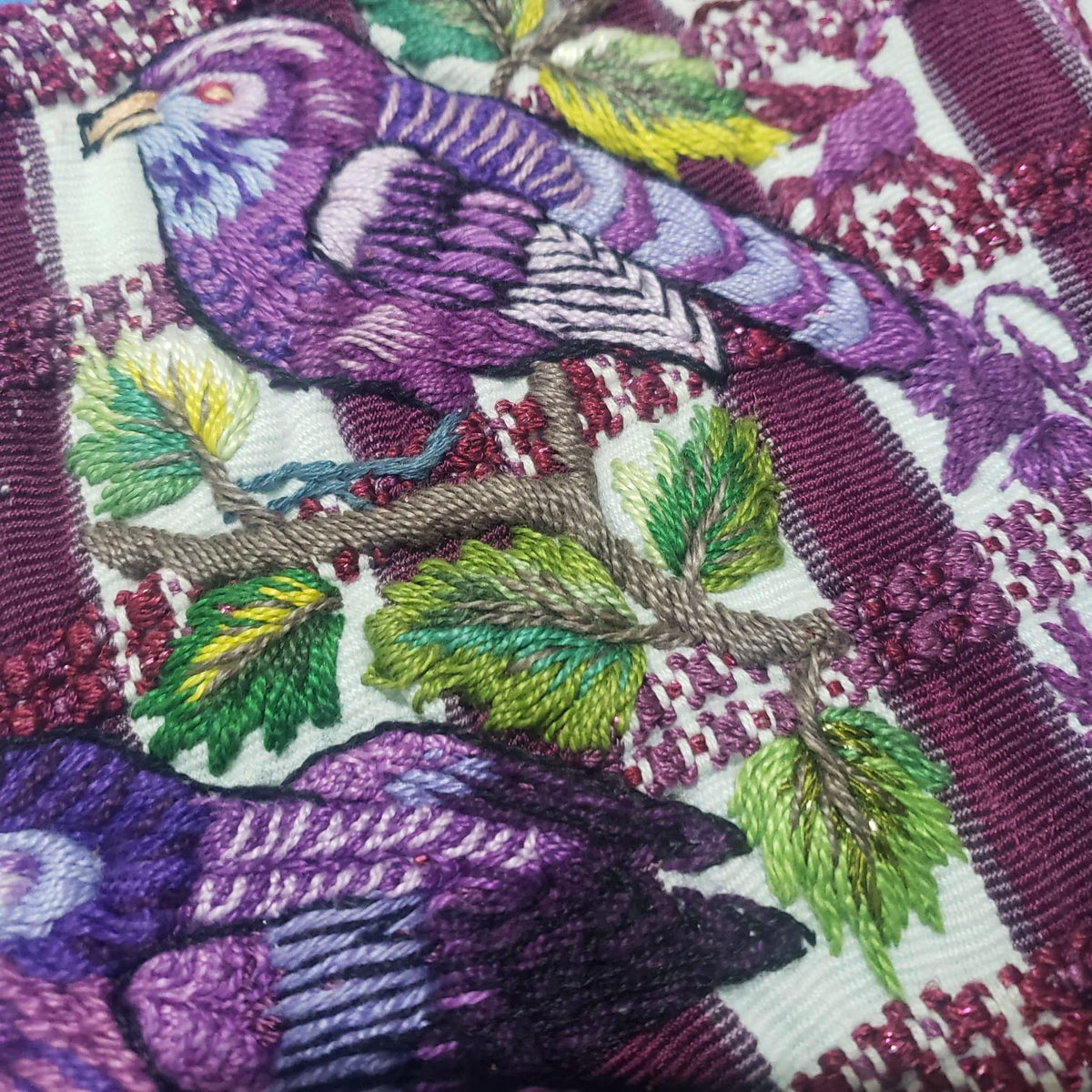 Hand Embroidered Birds Huipil, Vintage Guatemalan Tapestry Blouse, Santiago Atitlan Textile Top, Ethnic Boho Clothing, Custom Tailored Top