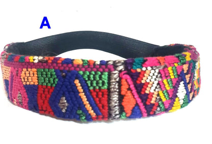 Guatemalan Embroidered Headband, Upcycled Huipil Boho Hair Band, Handwoven Fabric Headband, Mayan Artisan Hair Accessory, Fair Trade Gift