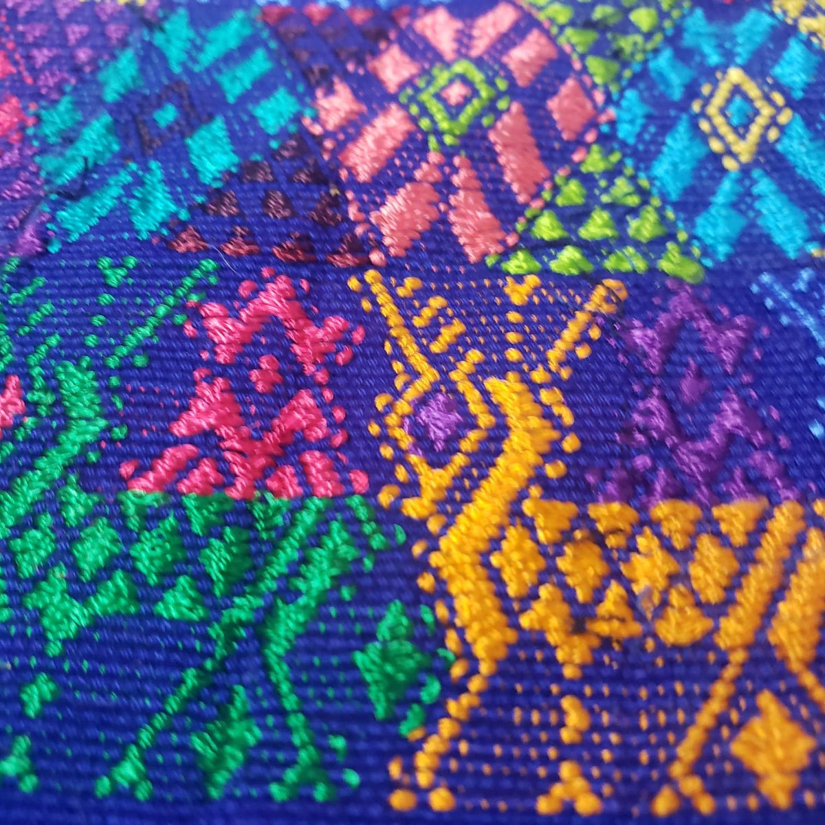 Handwoven Mayan Huipil Blouse, Tactic Alta Verapaz Guatemalan Top, Boho Embroidered Short Blouse 30x19, Authentic Fair Trade Top