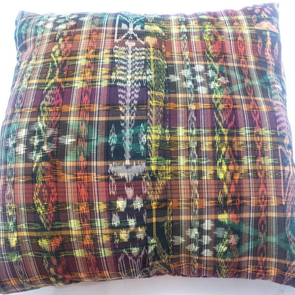 Cotton Handmade IKAT PILLOW Case CUSHION Cover -18x18- 20x20 Customizable Sizes