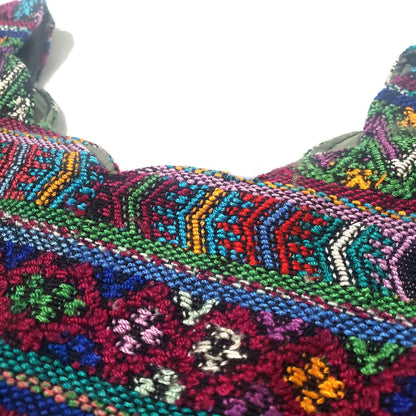 Cotton Unique Black Handmade WEAVED -San MARTIN JILOTEPEQUE- Huipil