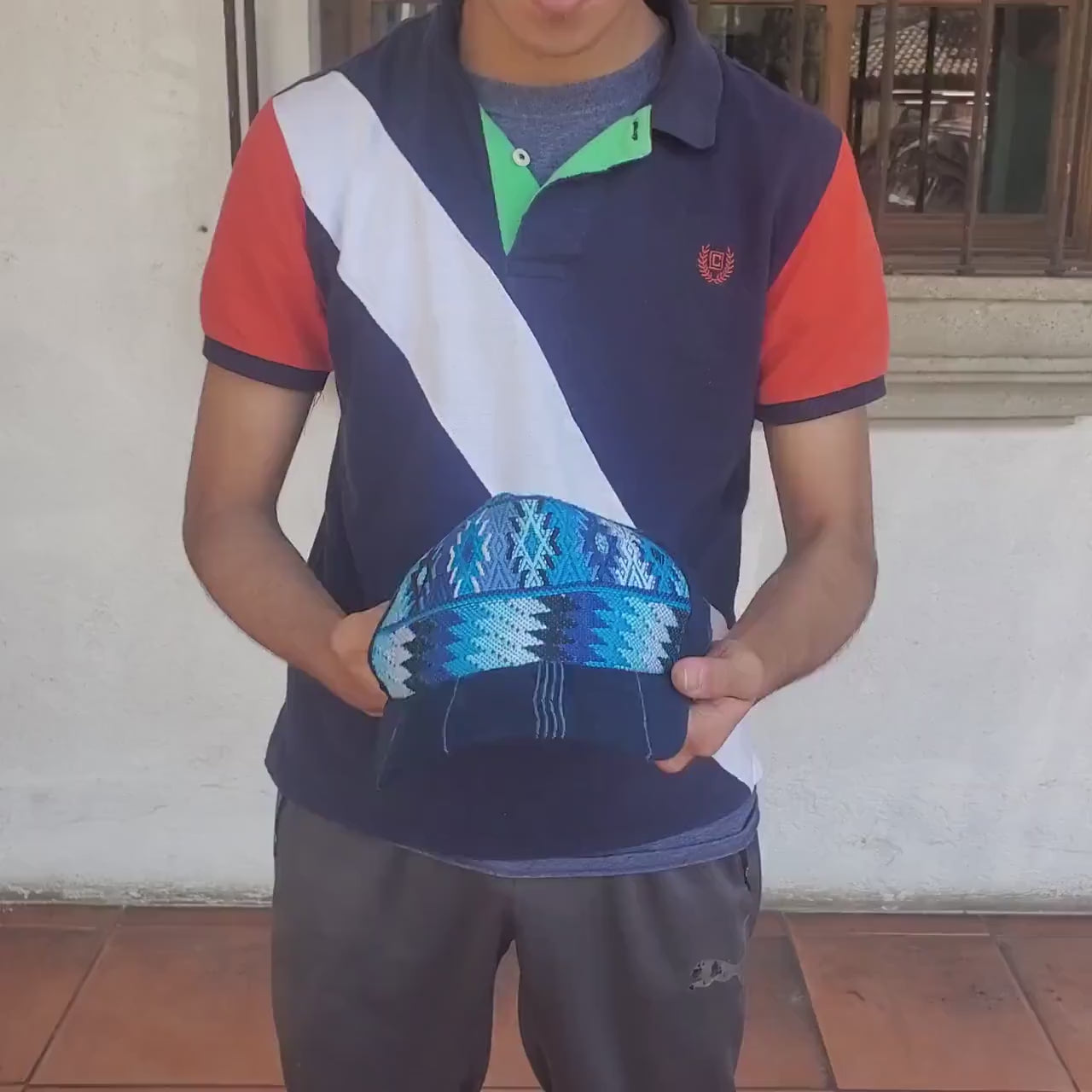 Guatemalan unisex upcycled huipil cap