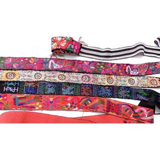 Vintage Guatemalan fajas -handmade embroidered belts-