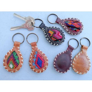 Genuine Leather/Huipil Key Chains