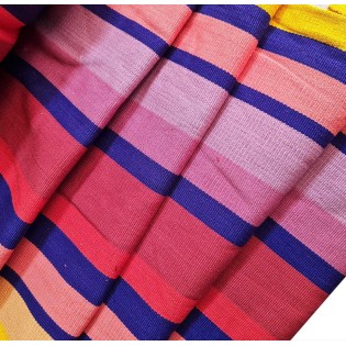Guatemalan Unique Cotton fabric per yard- Hand Woven Ethnic Textile -
