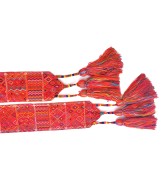 Vintage unique Guatemala handmade weaved cotton Sash