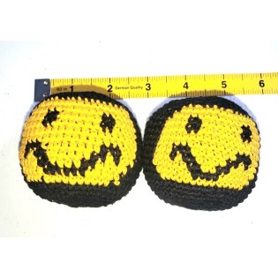 Crocheted cotton Hacky sacks juggling balls Smiles Guatemala antistress