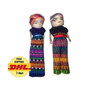 Worry dolls 3 inches tall handmade in Guatemala