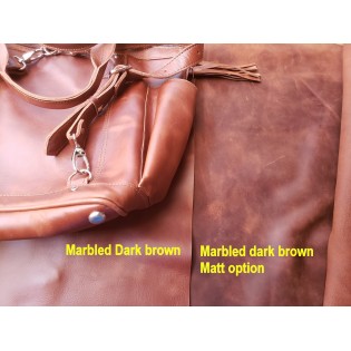 Comparison Brown leather vs Soft brown leather