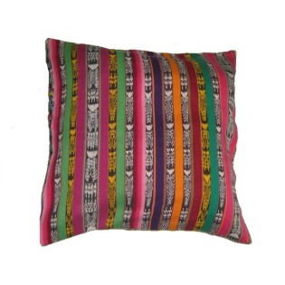 Guatemalan Upcycled ikat Pillow cover