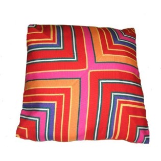 Guatemala pillow cover design "X" stripes