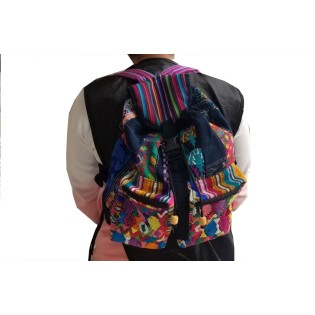 Guatemalan Cotton Patchwork backpack